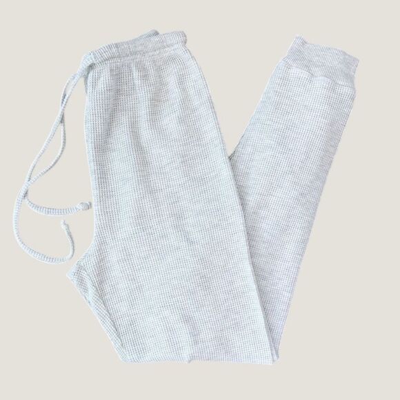 Vintage Victoria's Secret Soft Gray Knit Pants - Picture 1 of 3